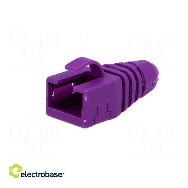 RJ45 plug boot | Colour: purple image 2