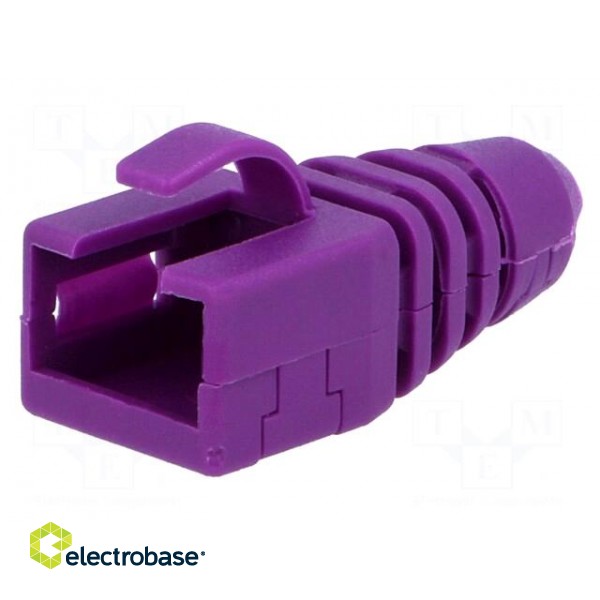 RJ45 plug boot | purple image 1