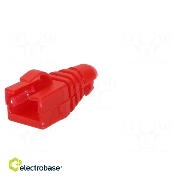 RJ45 plug boot | Colour: red image 2