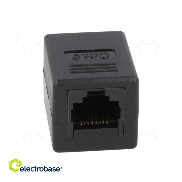 Coupler | socket | Cat: 6 | unshielded | Layout: 8p8c | RJ45 socket x2 image 5