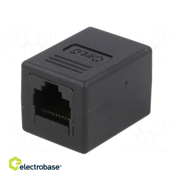 Coupler | socket | Cat: 6 | unshielded | Layout: 8p8c | RJ45 socket x2 image 6