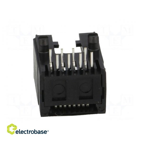 Socket | RJ45 | PIN: 8 | Layout: 8p8c | THT | on PCBs | angled 90° image 5