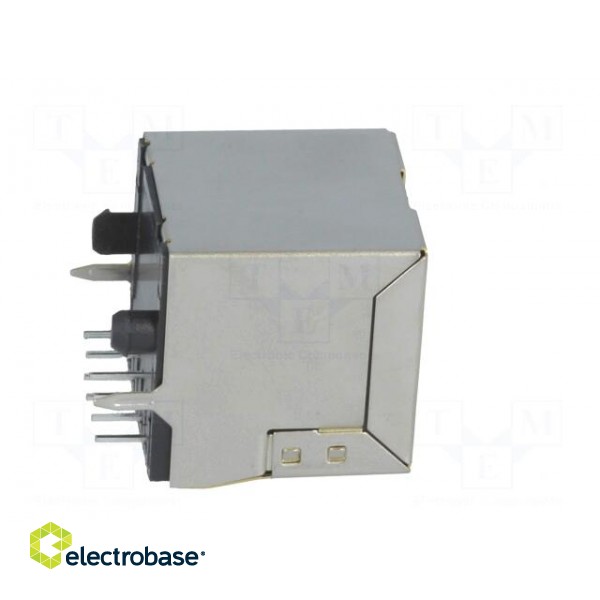 Socket | RJ45 | PIN: 8 | shielded | Layout: 8p8c | THT | straight image 7