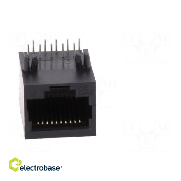 Socket | RJ50 | PIN: 10 | Cat: 3 | unshielded | gold-plated | THT | on PCBs image 9