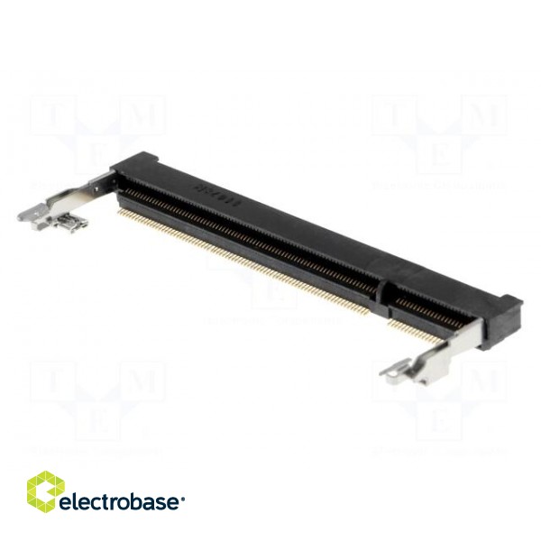 Connector: DDR2 | SO DIMM | horizontal | SMT | PIN: 200 | 5.2mm | 1.8V paveikslėlis 1