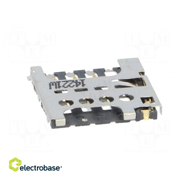 Connector: for cards | Micro SIM | push-pull | SMT | PIN: 6 image 9