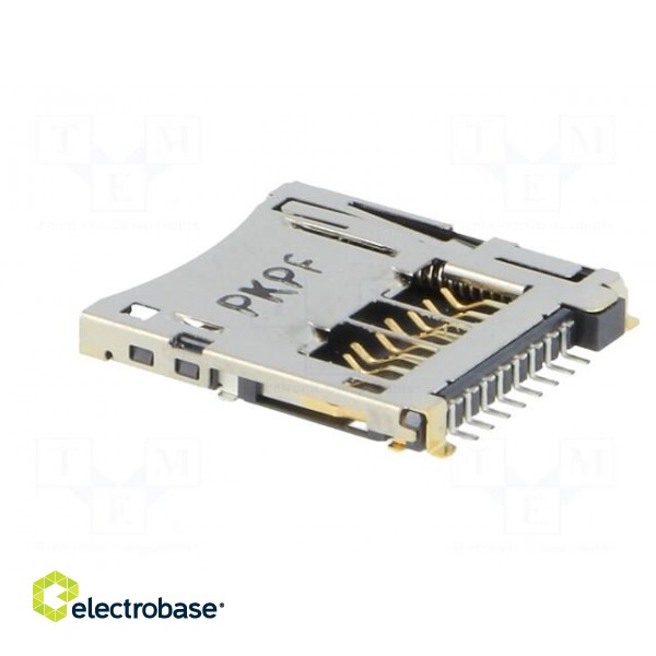Connector: for cards | SD Micro | push-push,inverse | SMT image 4