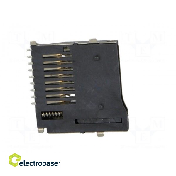 Connector: for cards | SD Micro | push-push | SMT | gold flash image 7