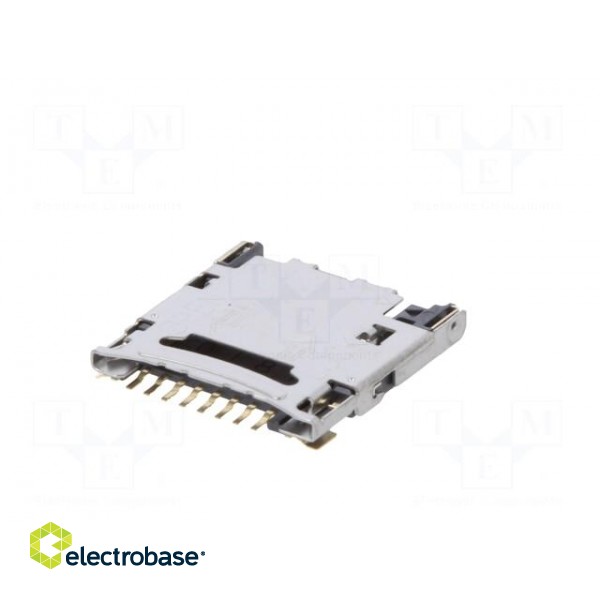 Connector: for cards | microSD | SMT | on PCBs | gold-plated | PIN: 8 image 6