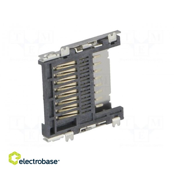 Connector: for cards | SD Micro | with hinged cover | SMT | 500V image 6