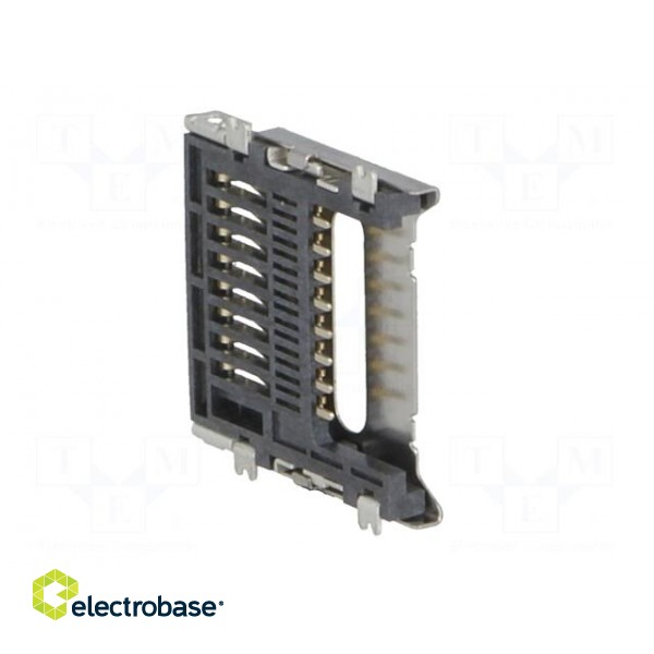 Connector: for cards | SD Micro | with hinged cover | SMT | 500V image 8