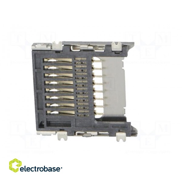 Connector: for cards | SD Micro | with hinged cover | SMT | 500V image 7