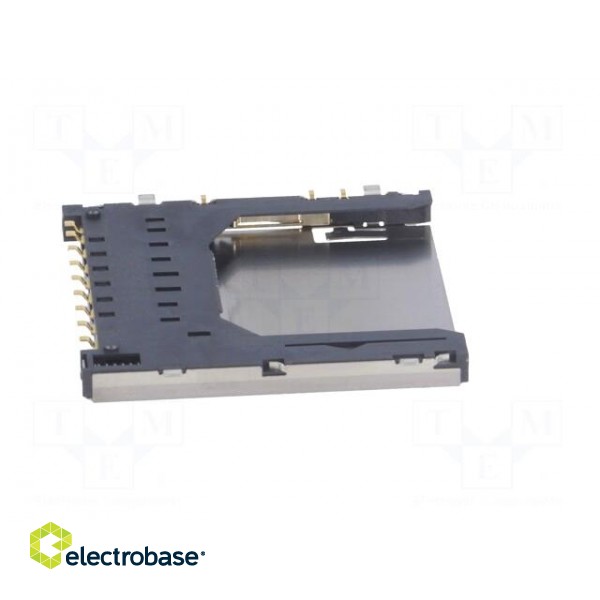 Connector: for cards | SD | push-push | SMT | gold-plated | PIN: 12 | 0.5A image 7