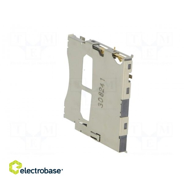 Connector: for cards | SD | shielded,push-push | SMT | gold-plated image 4