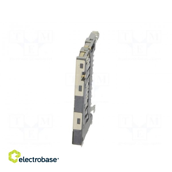 Connector: for cards | SD | shielded,push-push | SMT | gold-plated image 5