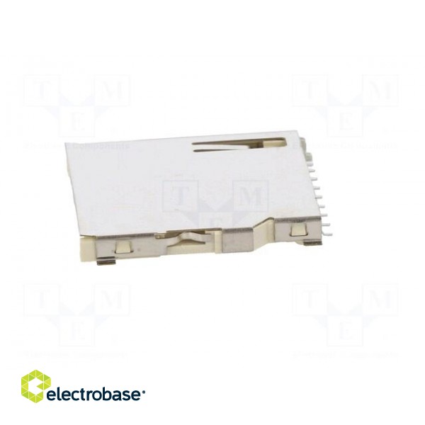 Connector: for cards | SD | SMT | selectively gold plated | LCP | 500mA image 3