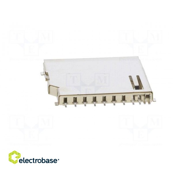 Connector: for cards | SD | SMT | selectively gold plated | LCP | 500mA image 5