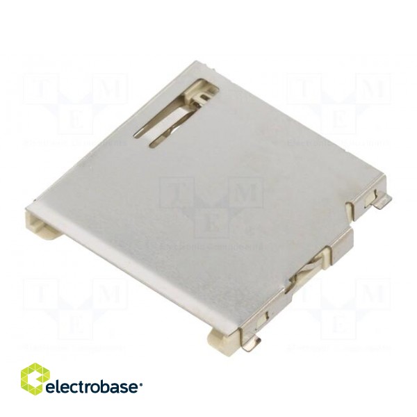 Connector: for cards | SD | SMT | selectively gold plated | LCP | 500mA image 1