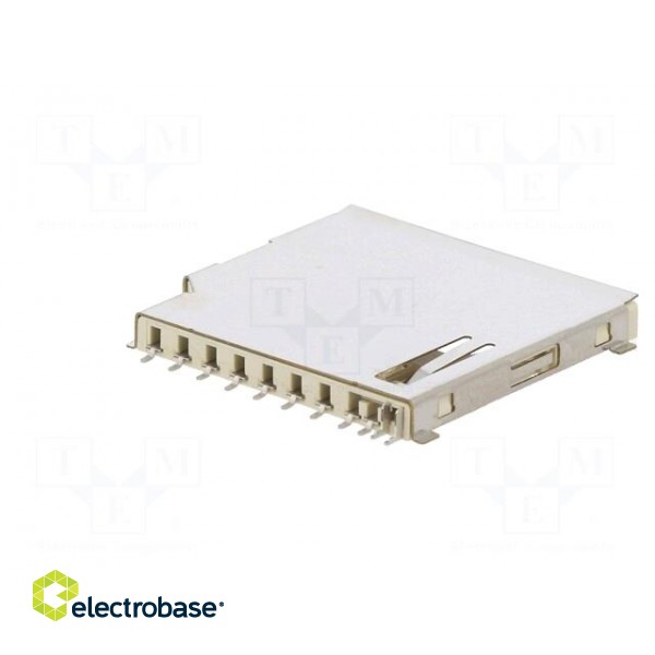 Connector: for cards | SD | SMT | selectively gold plated | LCP | 500mA image 6