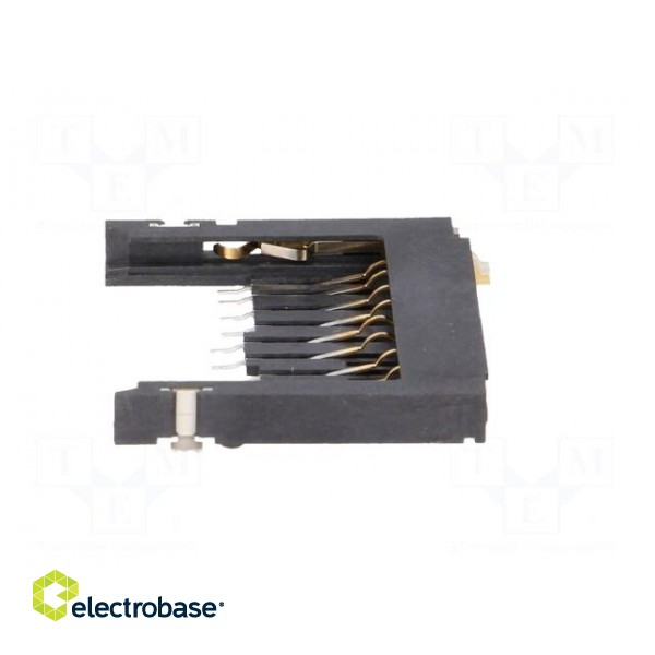 Connector: for cards | SD | without ejector | SMT | gold-plated | 3.4mm image 3