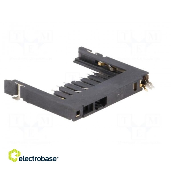 Connector: for cards | SD | without ejector | SMT | gold-plated | 3.4mm image 4