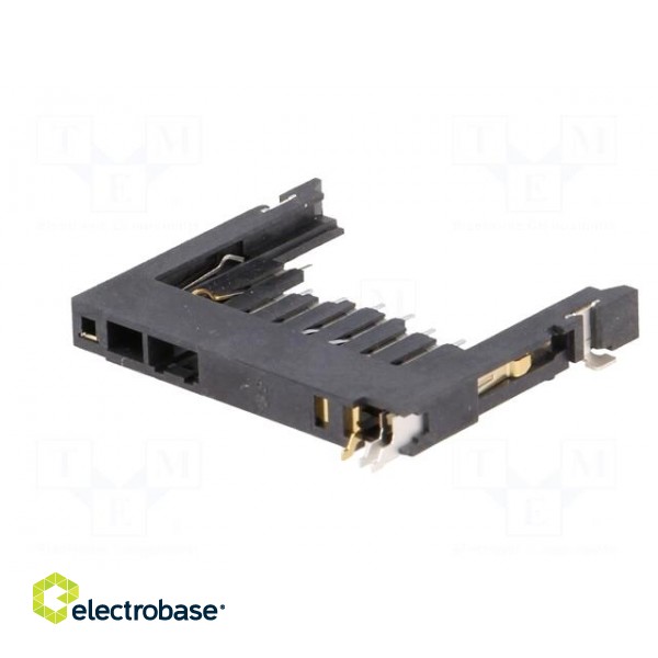 Connector: for cards | SD | without ejector | SMT | gold-plated | 3.4mm image 6