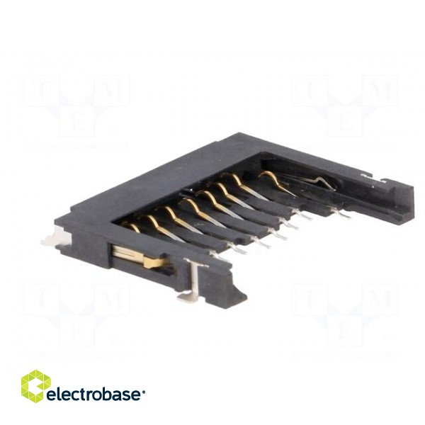 Connector: for cards | SD | without ejector | SMT | gold-plated | 3.4mm image 8