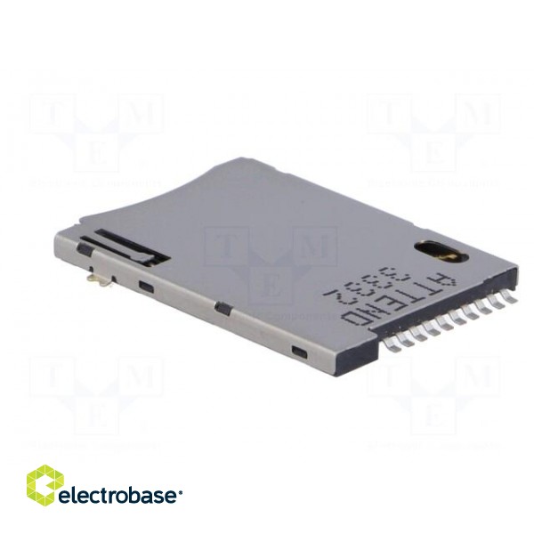 Connector: for cards | SIM | push-push | SMD | gold-plated | PIN: 8 | 250V image 5