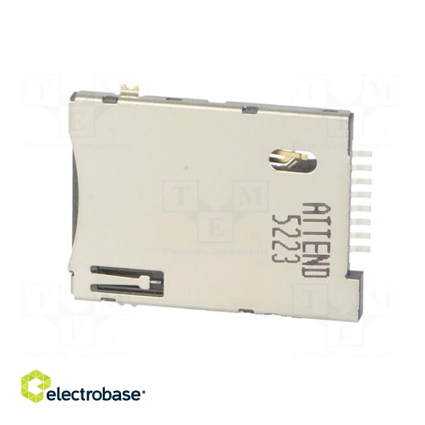 Connector: for cards | SIM | push-push | SMD | gold-plated | PIN: 6 | 250V image 4