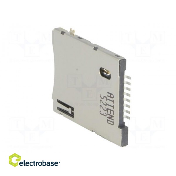 Connector: for cards | SIM | push-push | SMD | gold-plated | PIN: 6 | 250V image 5