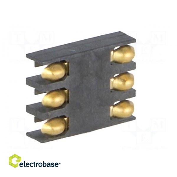 Connector: for cards | SIM | without ejector,without cover | SMT image 2