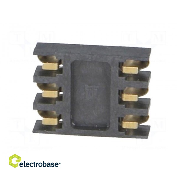Connector: for cards | SIM | without ejector,without cover | SMT image 7