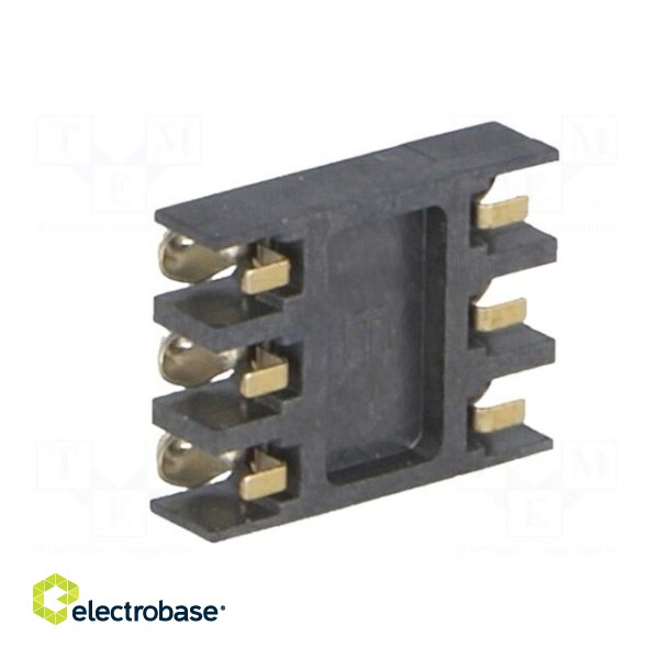 Connector: for cards | SIM | without ejector,without cover | SMT image 6