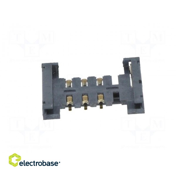 Connector: for cards | SIM | without ejector | SMT | gold flash | PIN: 6 image 5