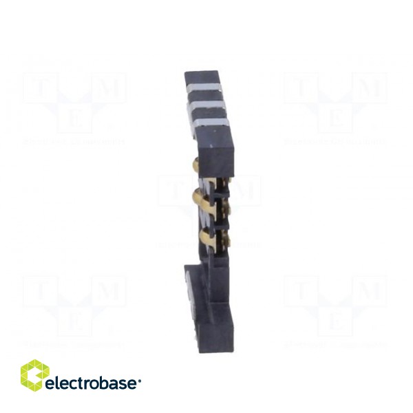 Connector: for cards | SIM | without ejector | SMT | gold flash | PIN: 6 paveikslėlis 5