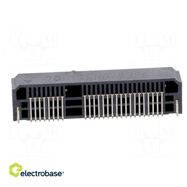 Connector: PCI Express mini | horizontal | SMT | gold-plated | PIN: 52 image 7