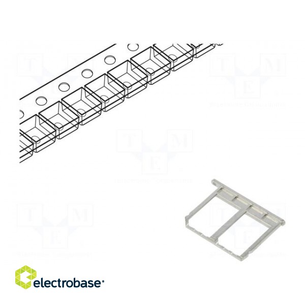 Tray for card connector | Application: 115S-BS00 image 1