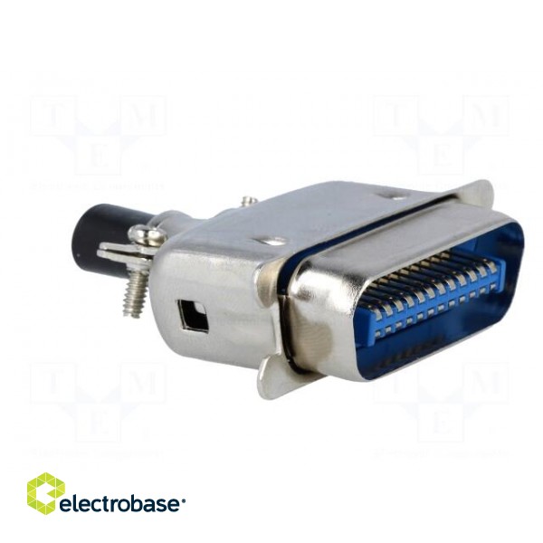 Connector: Centronics | plug | male | PIN: 24 | soldering | for cable image 8