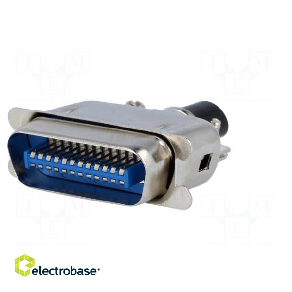 Connector: Centronics | plug | male | PIN: 24 | soldering | for cable paveikslėlis 2