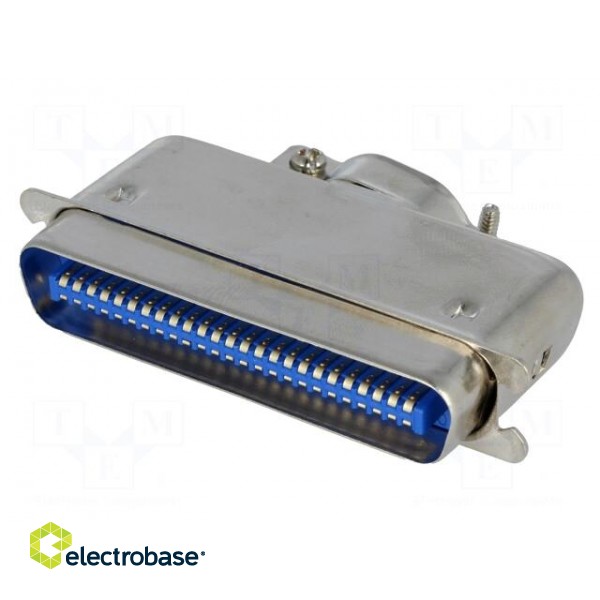 Connector: Centronics | plug | male | PIN: 50 | soldering | for cable image 1