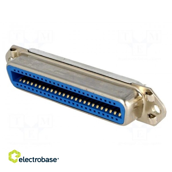 Connector: Centronics | socket | female | PIN: 50 | soldering image 1
