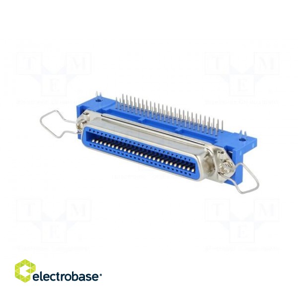 Connector: Centronics | socket | female | PIN: 50 | THT | angled 90° image 2