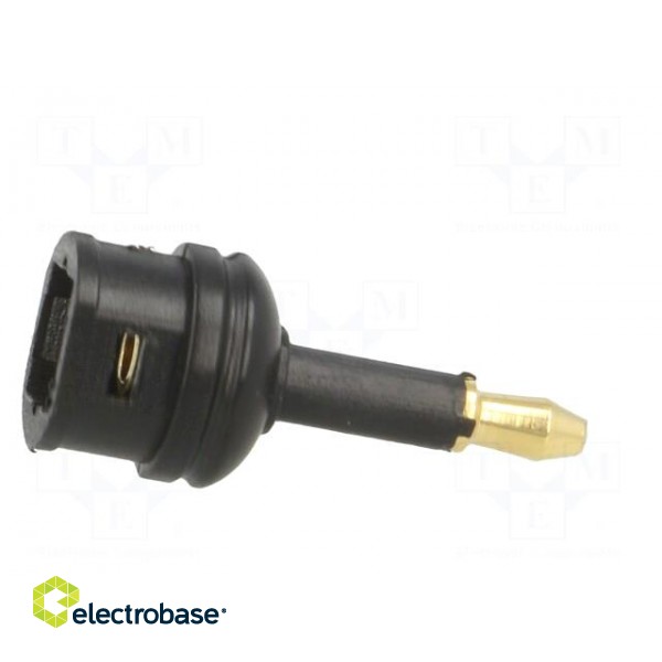 Connector: fiber optic | adapter,plug/socket | optical (Toslink) paveikslėlis 7