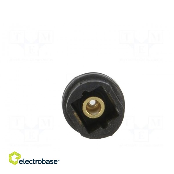 Connector: fiber optic | adapter,plug/socket | optical (Toslink) paveikslėlis 5