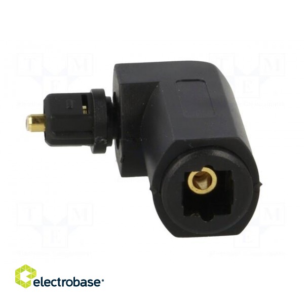 Connector: fiber optic | adapter,plug/socket | optical (Toslink) paveikslėlis 3