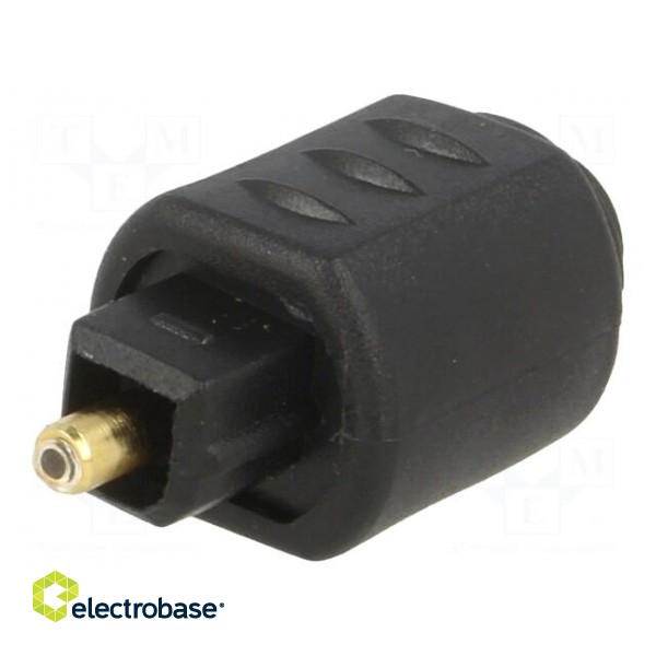 Connector: fiber optic | adapter,plug/socket | optical (Toslink) фото 1