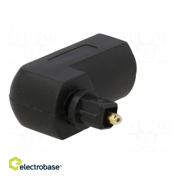 Connector: fiber optic | adapter,plug/socket | optical (Toslink) paveikslėlis 8