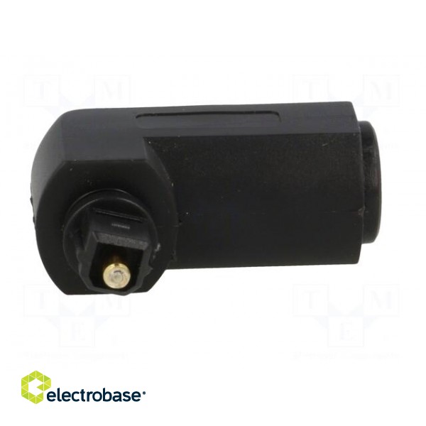 Connector: fiber optic | adapter,plug/socket | optical (Toslink) paveikslėlis 9