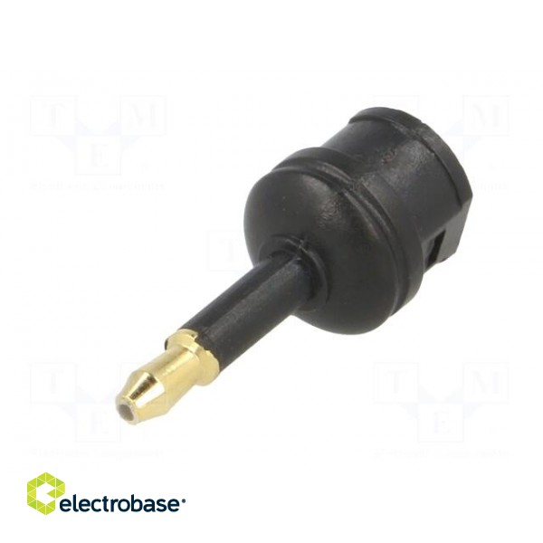Connector: fiber optic | adapter,plug/socket | optical (Toslink) paveikslėlis 2