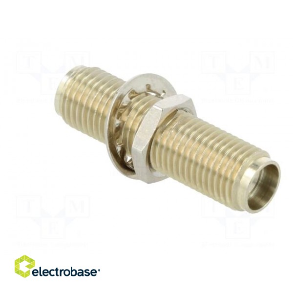 Connector: fiber optic | coupler | FSMA image 4